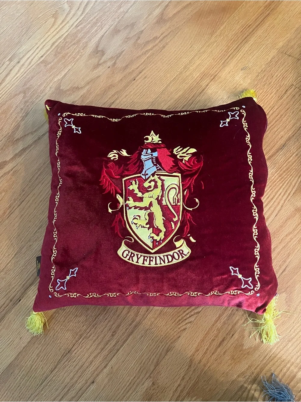 Gryffindor, Hufflepuff, Slytherin  Harry Potter pillows from the Wizarding World